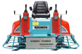 Samojezdna zacieraczka dwutalerzowa Kreber K-436-2-THM KRONOS, silnik Honda GX 690, średnica zacierania 2x 900 mm (+zraszacz i oświetlenie)