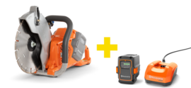Akumulatorowa przecinarka Husqvarna K540i (250 mm), głębokość cięcia 100 mm (akumulator BliX B220X + ładowarka C500X)
