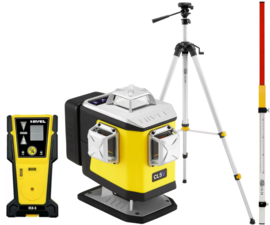 Multi-purpose cross laser Nivel System CL5V (+ tripod SJJ-M1 EX, laser stave LS-24 and laser sensor CLS-5)