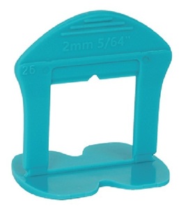 Leveling Clips for Tile System Bihui 2 mm (100 pcs, 3 - 18 mm)
