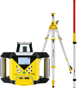 Niwelator laserowy Nivel System NL620G DIGITAL (+ statyw SJJ32, łata LS-24), wiązka zielona, zasięg 600 m