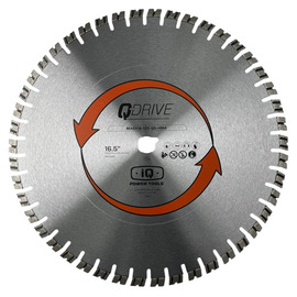 Tarcza diamentowa iQ Power Tools Q-Drive Masonry Extreme Hard Material Blade 420 mm do bardzo twardych materiałów, srebrna (HM4)
