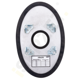 Elliptical suction plate Catchshift 60-40/25 for Mickey Mini grabs (40 x 25 cm, 60 kg capacity)