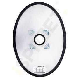 Elliptical suction plate Catchshift 200-65/50 for Mickey Mini grabs (65 x 50 cm, 200 kg capacity)