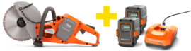 Battery power cutter Husqvarna K535 (2x battery BliX B220X + charger C500X)