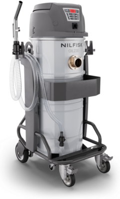 Special industrial vacuum cleaner Nilfisk OIL230 E for oil and metal shavings