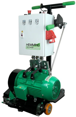 Frezarka do rowków pod ogrzewanie podłogowe Hemming Technik HE-120 400V 4,0kW (wersja automatyczna - przenośna, tarcza w zestawie)