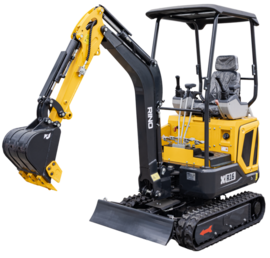 Minikoparka gąsienicowa 1600 kg Rino XR16 PRO X, Kubota D722