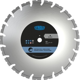 Tarcza diamentowa Tyrolit Basic DCH 300 mm do granitu, porfiry, płyt chodnikowych i wapienia (szerokość 2,6 mm, otwór montażowy 20 mm)