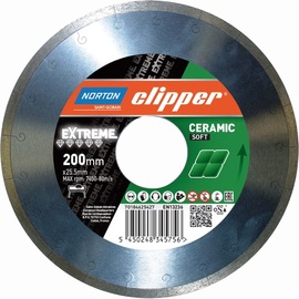 Diamond blade Norton Clipper Extreme Ceramic Soft 200 mm