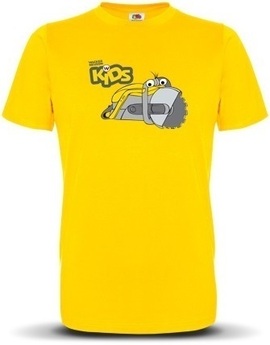 T-Shirt dziecięcy ''Przecinarka'' Wacker Neuson - Żółty