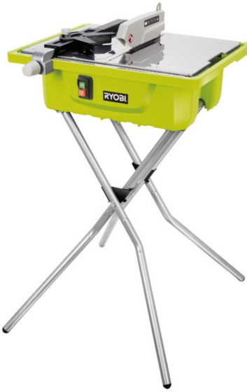 Table saw Ryobi WS721S for cutting tiles