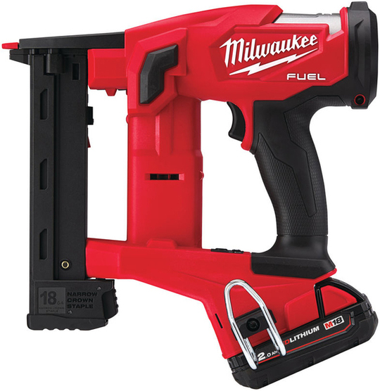 Cordless stapler Milwaukee M18 FNCS18GS-202X (+ batteries M18, case)