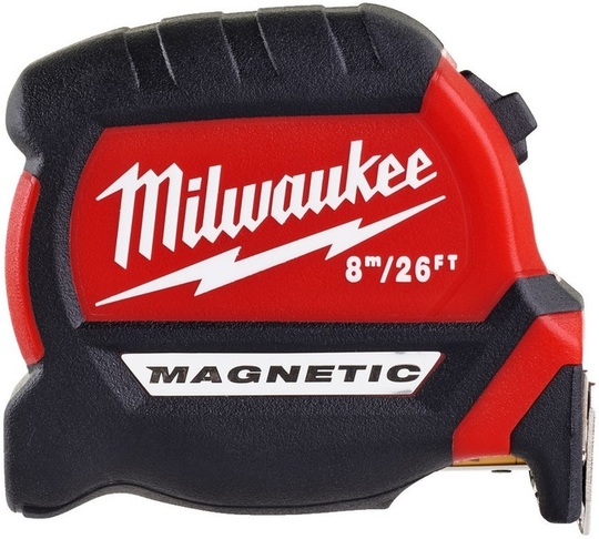 Magnetic measuring tape Milwaukee Premium (8 m)