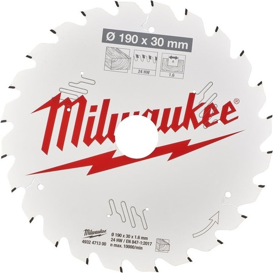 Tarcza zębata Milwaukee CSB P W 190 mm