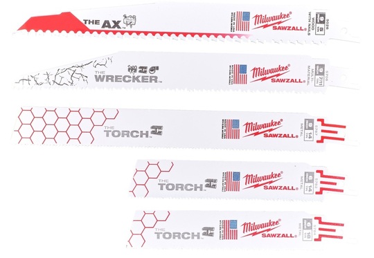 Saber saw blade set Sawzall Milwaukee (5 pieces)