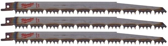 Zestaw brzeszczotów Milwaukee 240/5,5 mm HCS (3 sztuki)