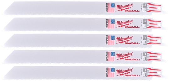 Zestaw brzeszczotów Milwaukee 230/1,4 mm (5 sztuk)