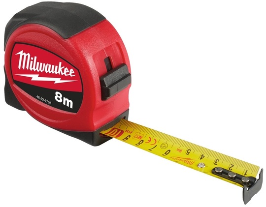 Measure tape Milwaukee Slim S8/25 (8 m)