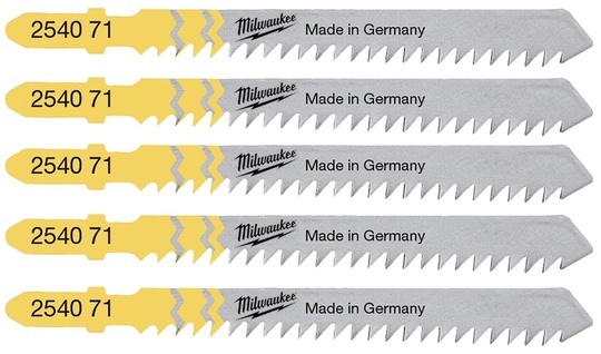 Zestaw brzeszczotów Milwaukee 75/3 mm (5 sztuk)