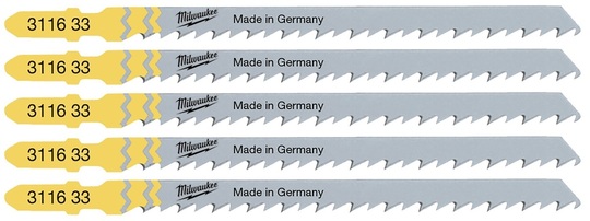 Zestaw brzeszczotów Milwaukee 105/4 mm (5 sztuk)