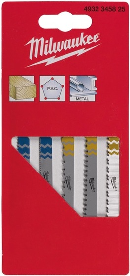 Zestaw brzeszczotów Milwaukee do drewna i metalu w blistrze 5 sztuk