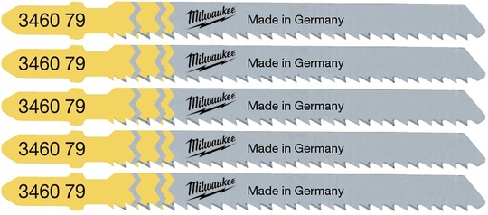 Zestaw brzeszczotów do drewna Milwaukee 75 mm T101BR (5 sztuk)
