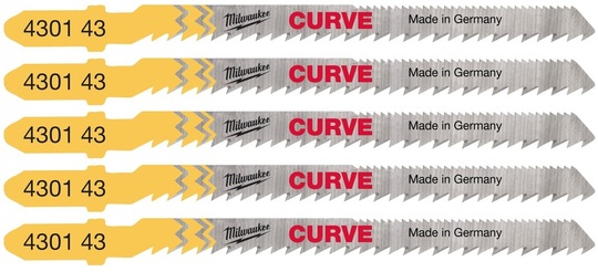 Zestaw brzeszczotów Milwaukee 75/2,5 mm (5 sztuk)