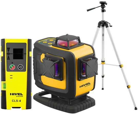 Multi-purpose cross laser Nivel System CL4D-B (+ tripod + laser sensor CLS-4)