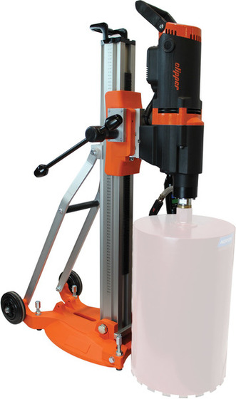 Modular core drill Norton Clipper CDM 353 (+ drill stand CDR 353 with spacer ranged)