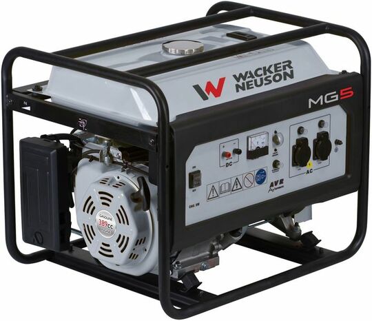 Single phase power generator unit Wacker Neuson MG 5