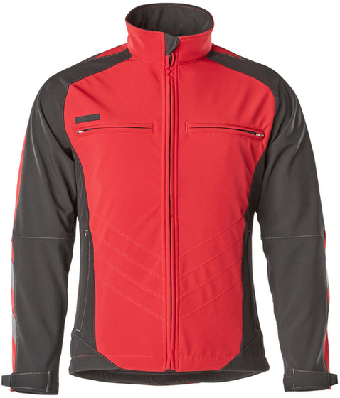 Men’s softshell jacket Mascot Dresden - Black-red