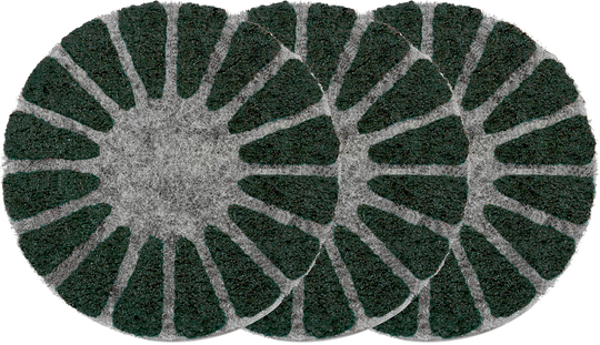 Polishing Pad Scanmaskin Luteus Polishing 180 mm, #3000 (set of 3 pcs.)