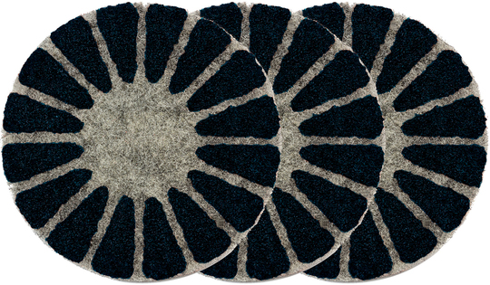 Polishing Pad Scanmaskin Luteus Polishing 210 mm, #100 (set of 3 pcs.)