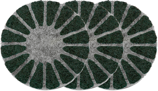 Polishing Pad Scanmaskin Luteus Polishing 210 mm, #3000 (set of 3 pcs.)