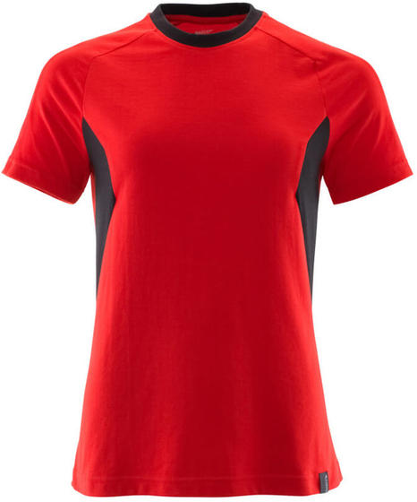Damski T-Shirt roboczy Mascot Accelerate - Czarno-czerwony