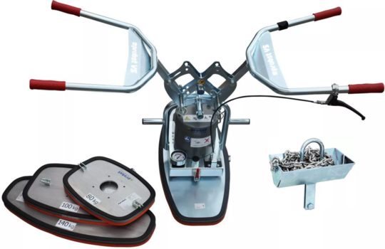 Ręczny/zawieszany chwytak próżniowy Probst SPEEDY VS-140/200 (+ płyty ssące i wbudowana przyssawka do płyt 50 kg)