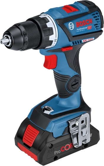 Wiertarko-wkrętarka Bosch GSR 18V-60 C Professional (+ 2x akumulator 5 Ah + ładowarka + walizka)