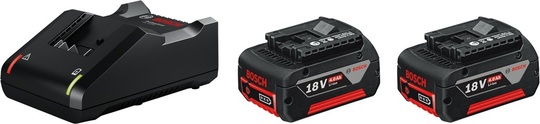 Battery pack 4 Ah with charger Bosch GBA GAL 18V Professional