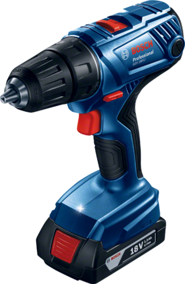 Drill driver Bosch GSR 180-LI Professional (+ 2x 2 Ah battery)