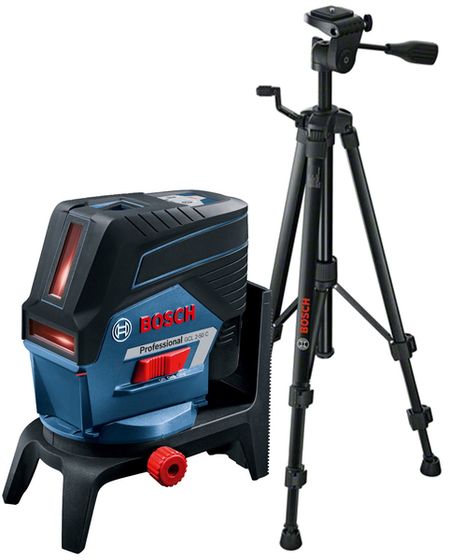 Cross line laser Bosch GCL 2-50 C Professional (+ RM 2 holder + BT 150 tripod)