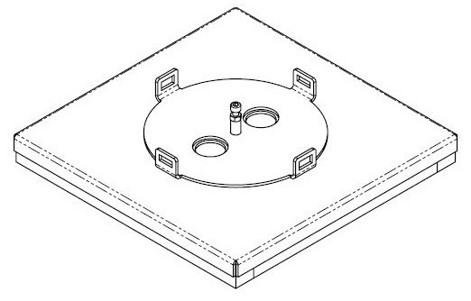 Płyta ssąca Probst ESP-150-31/31 (udźwig 150 kg)
