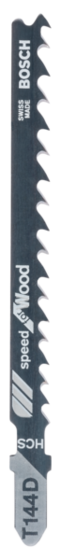 Brzeszczot T 144 D Speed for Wood Bosch do wyrzynarek HCS (2 sztuki)