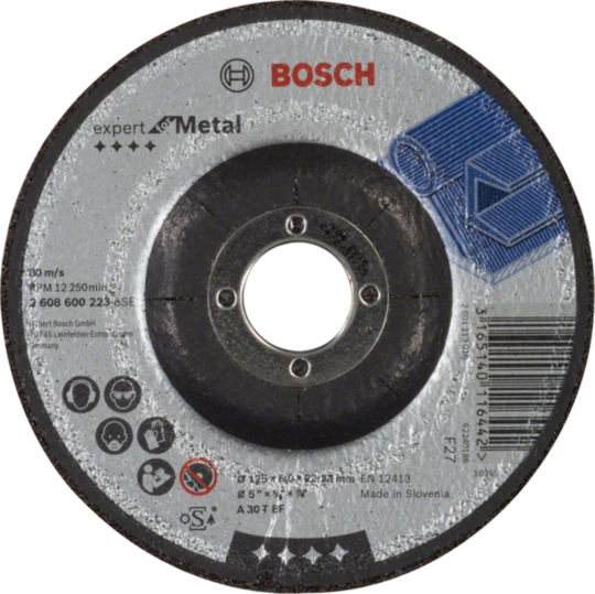 Tarcza ścierna listkowa Bosch Best for Metal X571 125 mm (ziar. 60)