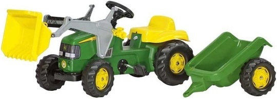 Traktor na pedały John Deere z przyczepą Rolly Toys