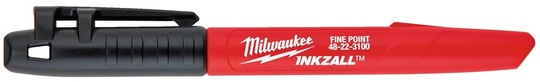 Czarny marker Milwaukee Inkzall