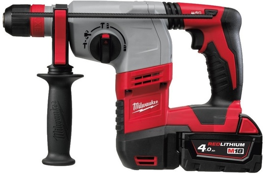 Młotowiertarka wielofunkcyjna Milwaukee HD18 HX-402C (+ 2x akumulator 4 Ah + ładowarka + walizka)