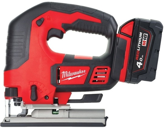 Wyrzynarka Milwaukee M18 BJS-402C (+ 2x akumulator 4 Ah + ładowarka + walizka)