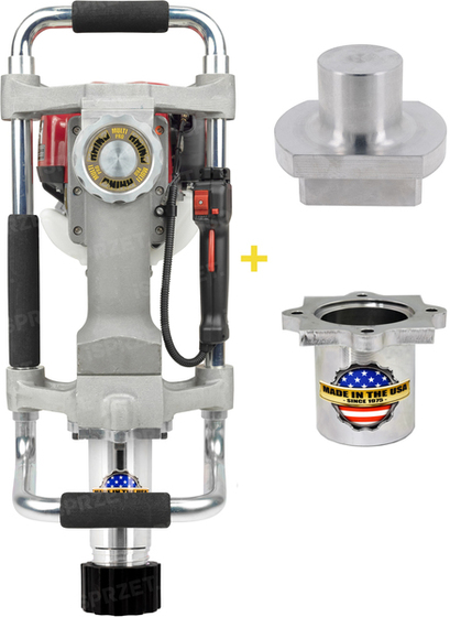 Petrol pile driver Rhino Tool Multi-Pro XA (+ adapter + holder) for photovoltaics