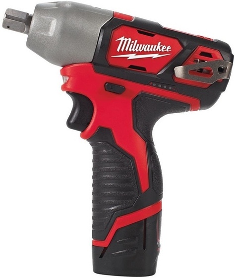 Klucz udarowy Milwaukee ½″ M12 BIW12-202C (+ 2x akumulator 2 Ah + ładowarka + walizka)